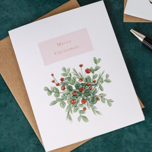 Merry Christmas- Card by Caroline Ann