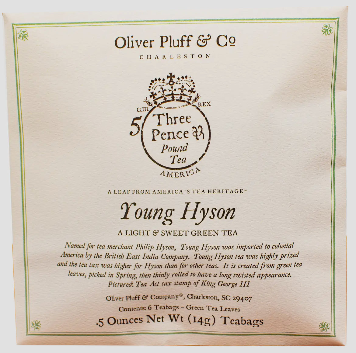 Tea by Oliver Pluff & Co