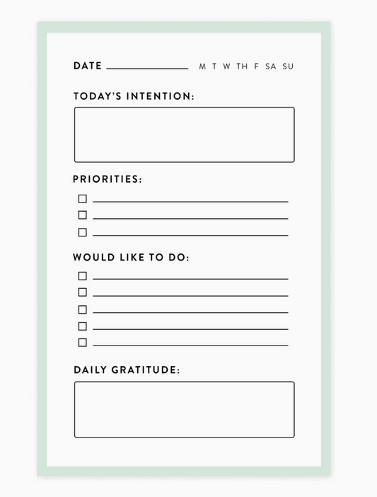 Intentions Notepad by Joy Paper Co.